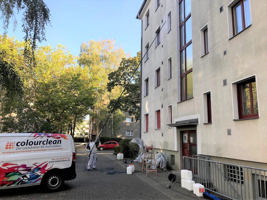 Algen mit Lanzen entfernen