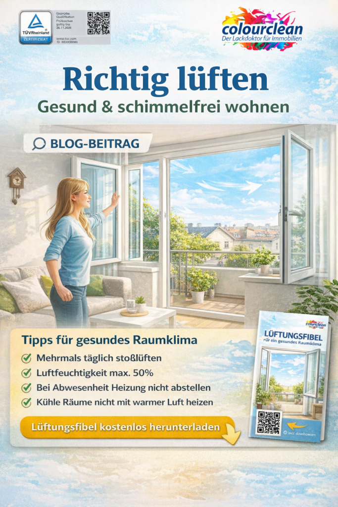 Richtig lüften mit der Lüftungsfibel