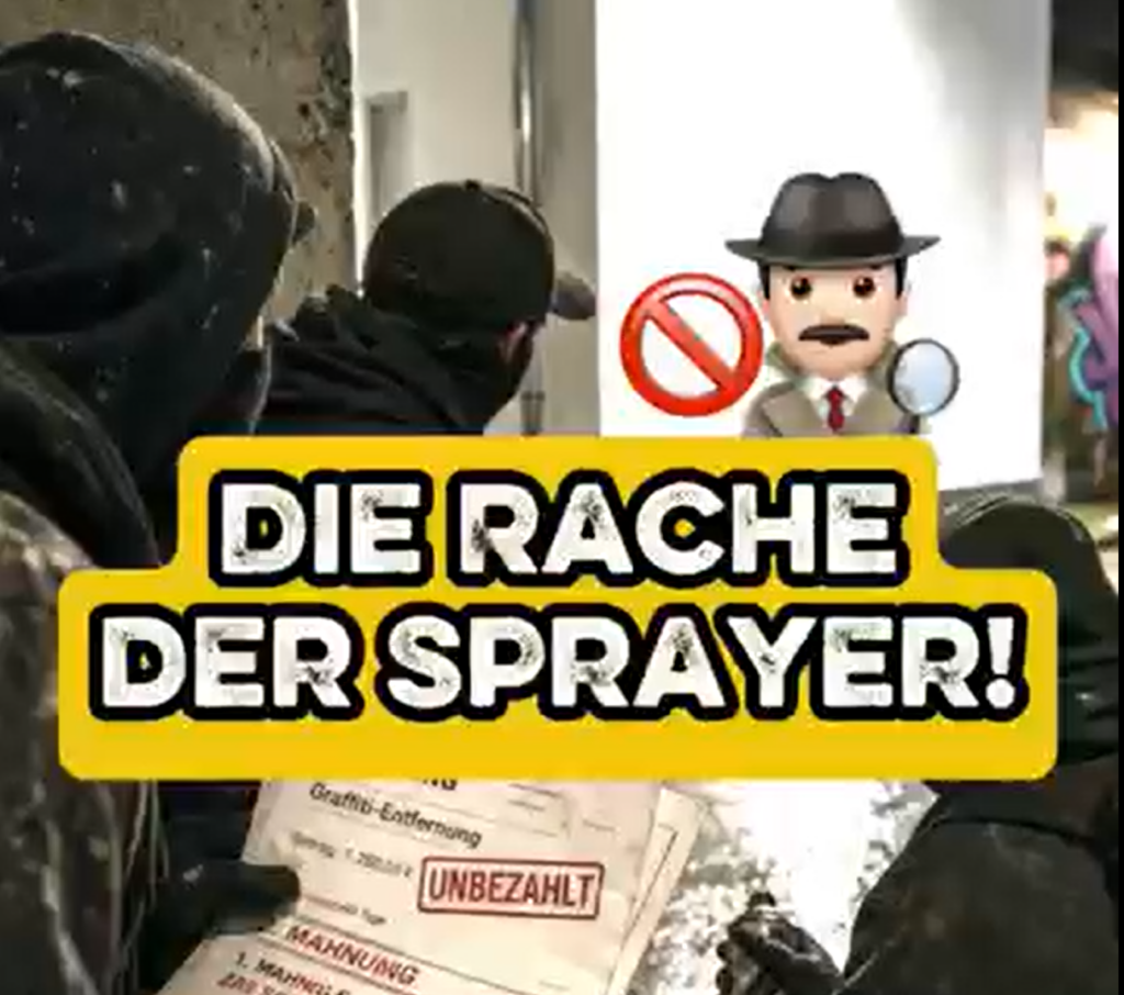 Graffiti als Konsequenz bei unbezahlter Rechnung – Hauswand wird beschmiert und mit ColorClean gereinigt